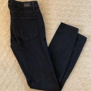 Paige black ultra skinny jeans